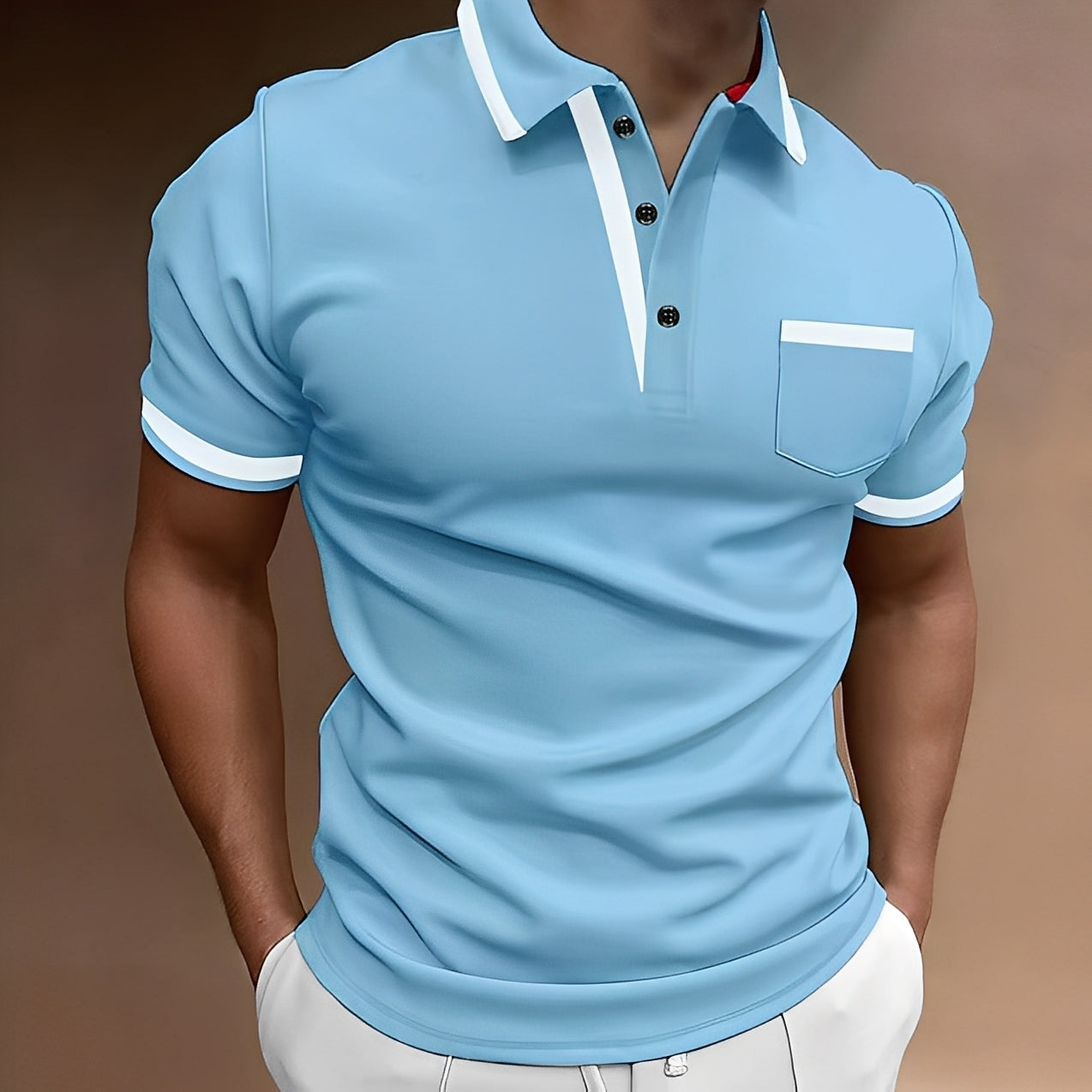 Alijah - Elegantes, schlankes Herren-Poloshirt