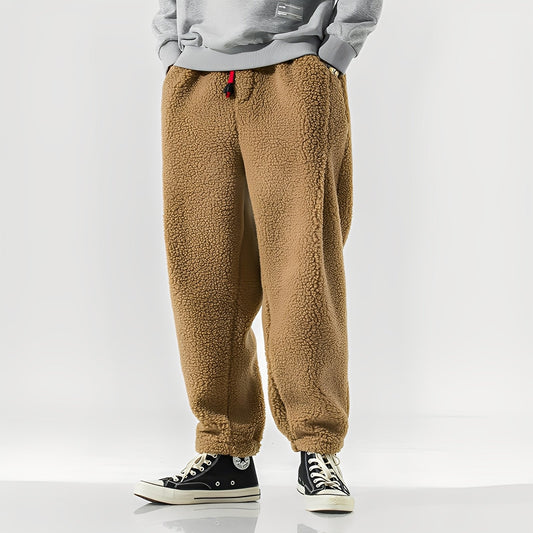 Sanford - Trendige Herrenhose aus Teddy-Fleece