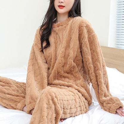 Kathryn - Komfortabler, gemütlicher Fleece-Schlafanzug für Damen