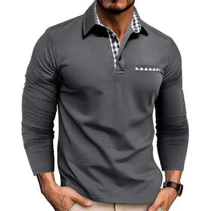 Rupert - Lässig Langarm-Poloshirt für Herren