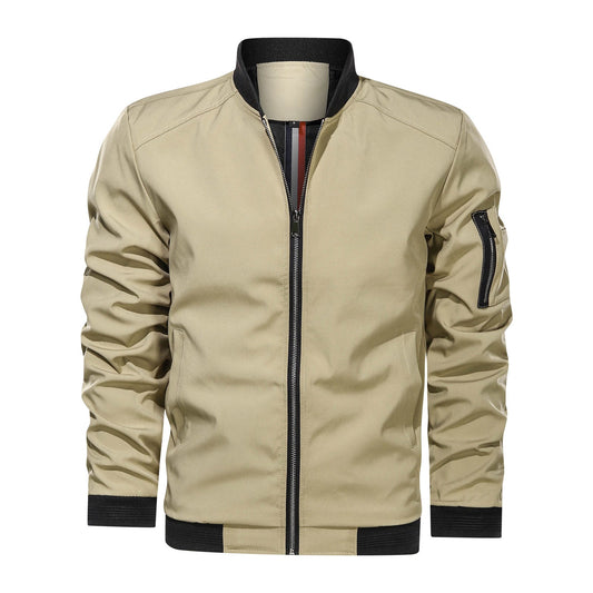 Rufus - Komfortable Männer-Bomberjacke mit Zipper