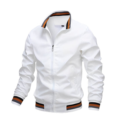 Jeremy - Komfortable Herren-Bomberjacke mit Streifen