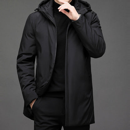 Gerrard - Warme Männerjacke mit Kapuze