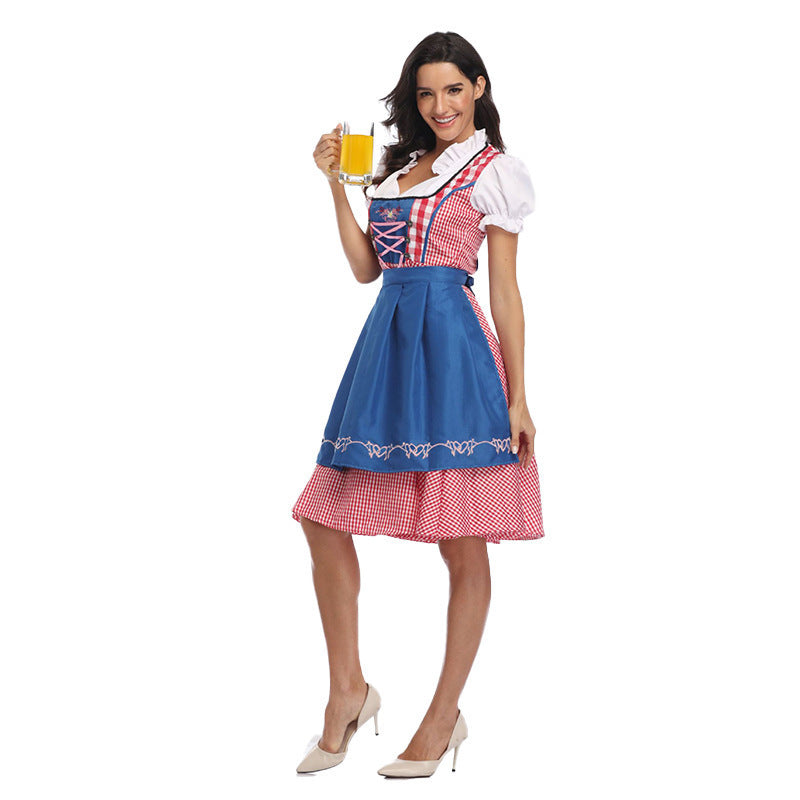 Josepha - Traditionelles Damen Midi Trachtenkleid fürs Oktoberfest