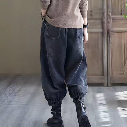 Shyanne - Klassische Damenjeans mit elastischem Taillenbund