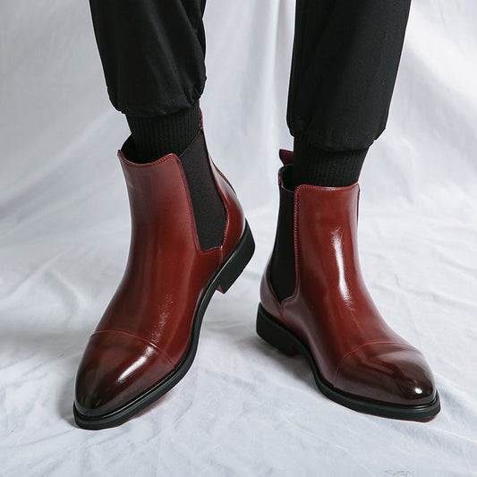 Kennith - Modische und bequeme Chelsea-Lederstiefel für Herren