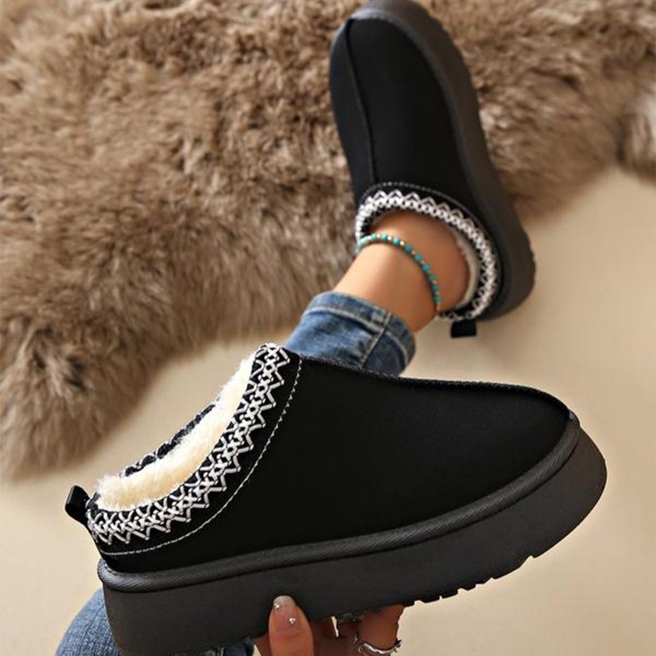 Audrey – Winterstiefel Modetrend Plattform