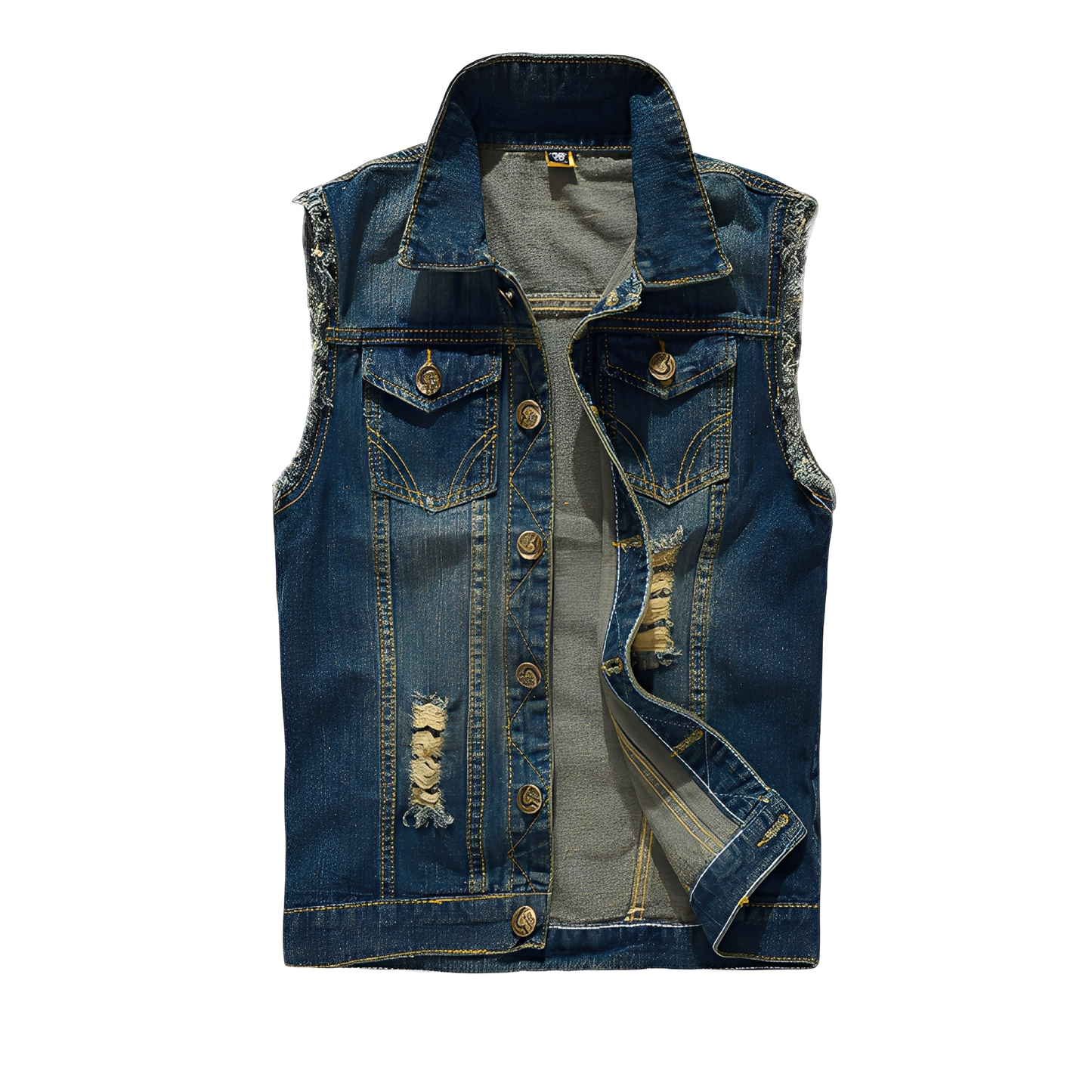 Morley - Klassische Jeansweste mit Taschen für Herren