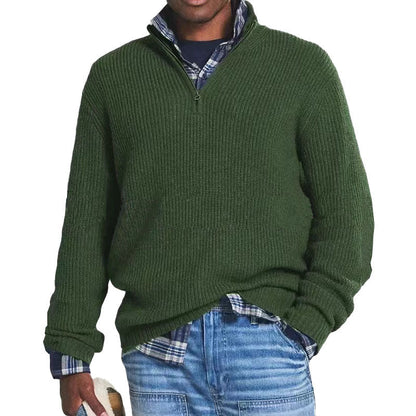 Charlton - Bequemer Herrenpullover aus Kaschmir mit Zipper