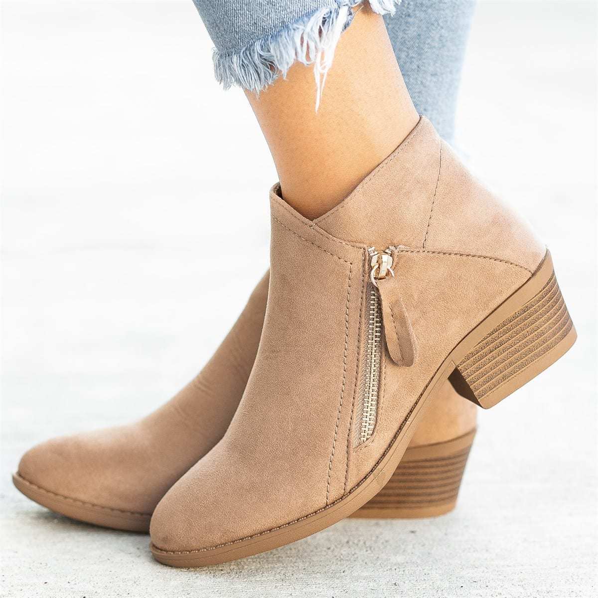 Elizabeth - Anmutige Wildlederstiefel für Frauen