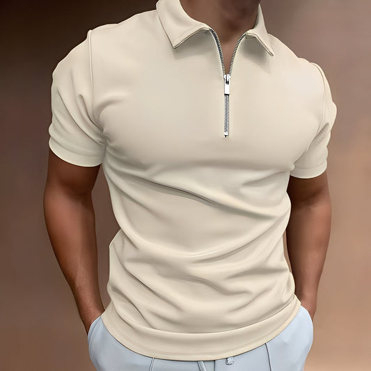 Hubert - Stilvolles Polohemd mit Zipper für Herren