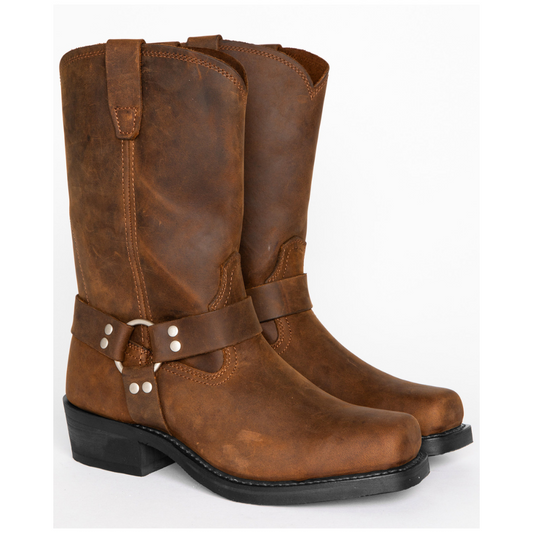 Crofton - Komfortable Leder-Cowboystiefel für Männer
