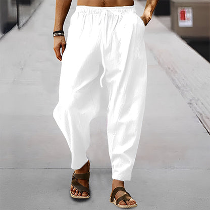 Jaxson - Sommerliche Leinen-Badeshorts für Herren