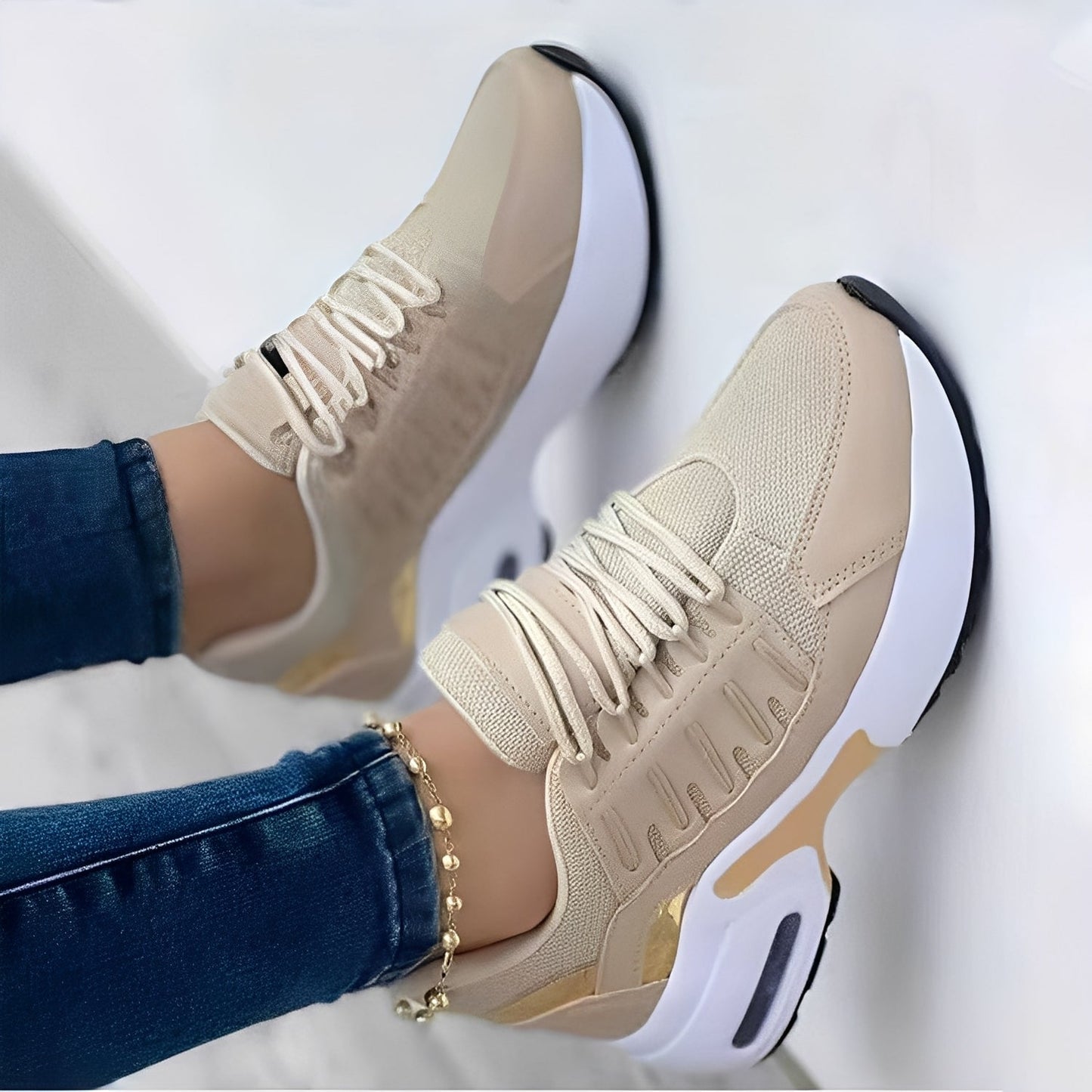 Evaline - Bequeme Damensneaker aus Mesh