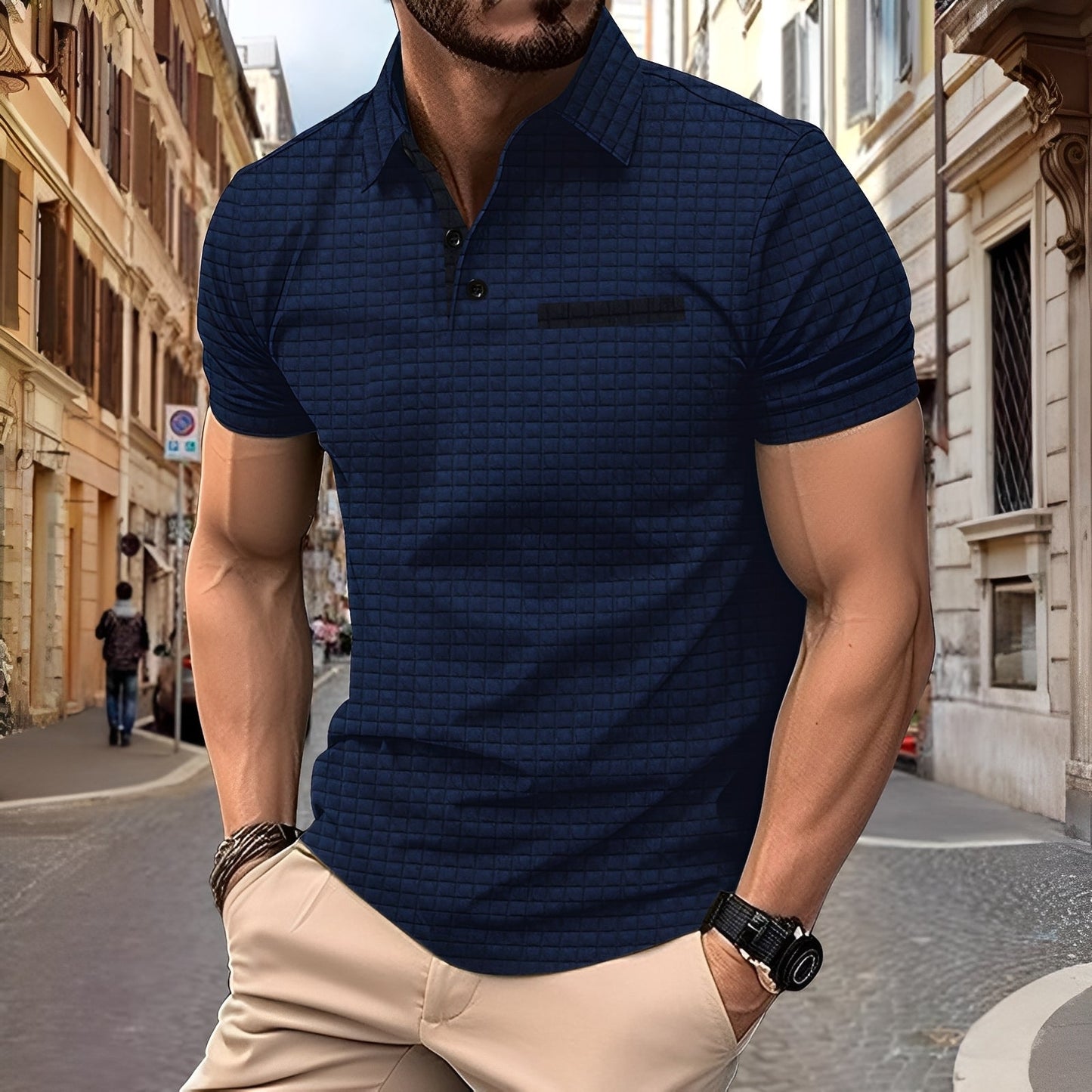 Benson - Eng geschnittenes Herren-Poloshirt