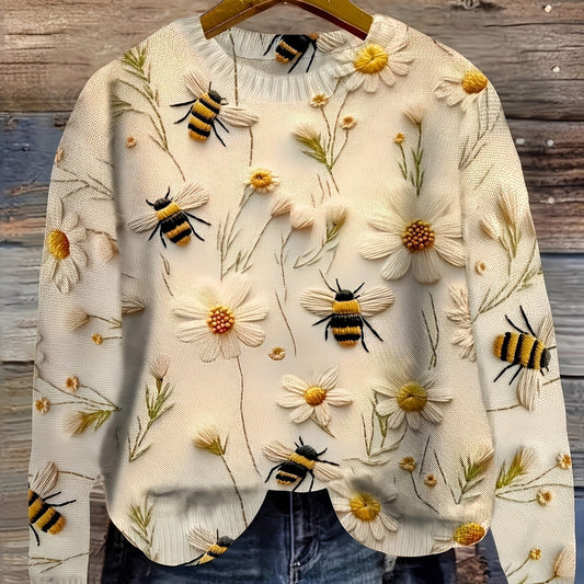 Eunice - Damenwollpullover im traditionellen Stil