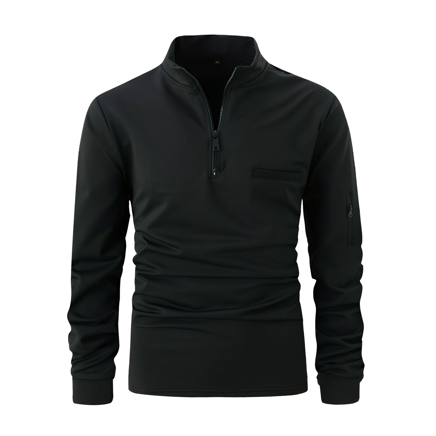 Lucian - Herren-Zip-Shirt mit Tasche für den Alltag