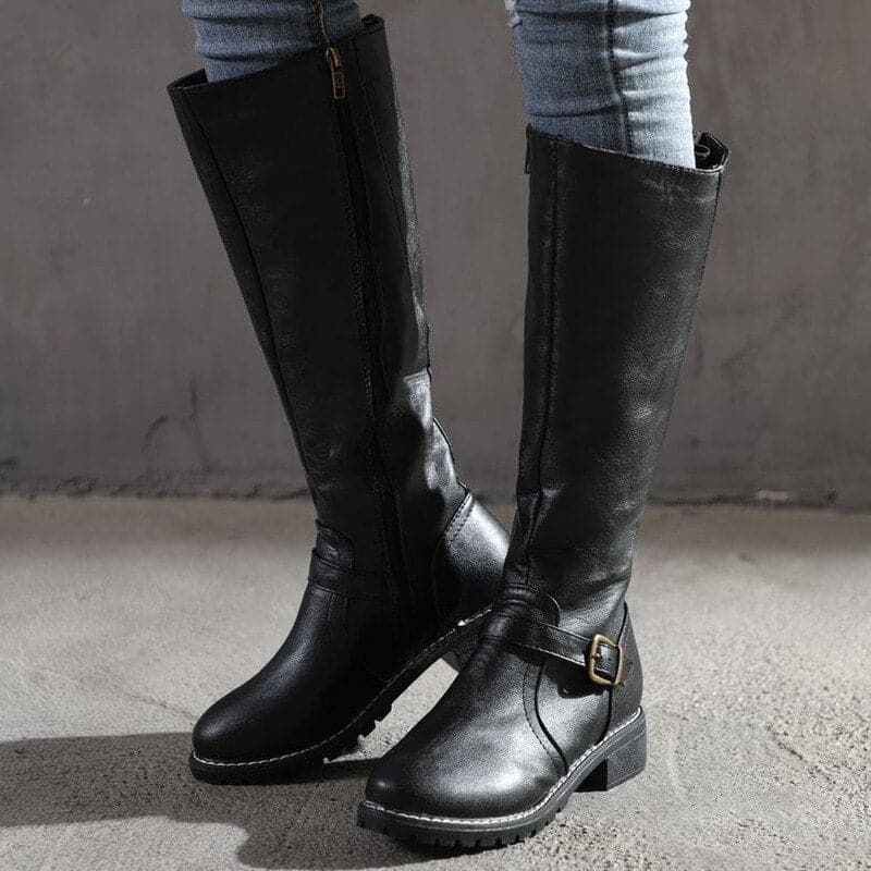Marly - Bequeme Damenstiefeletten mit Dekoschnalle