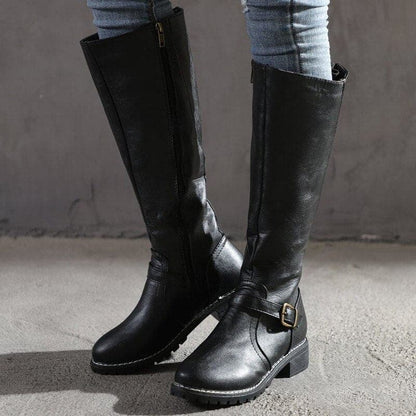 Marly - Bequeme Damenstiefeletten mit Dekoschnalle