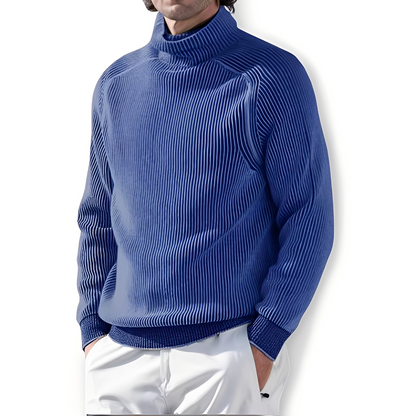 Jarrett - Herren-Kaschmirpullover mit hohem Ausschnitt