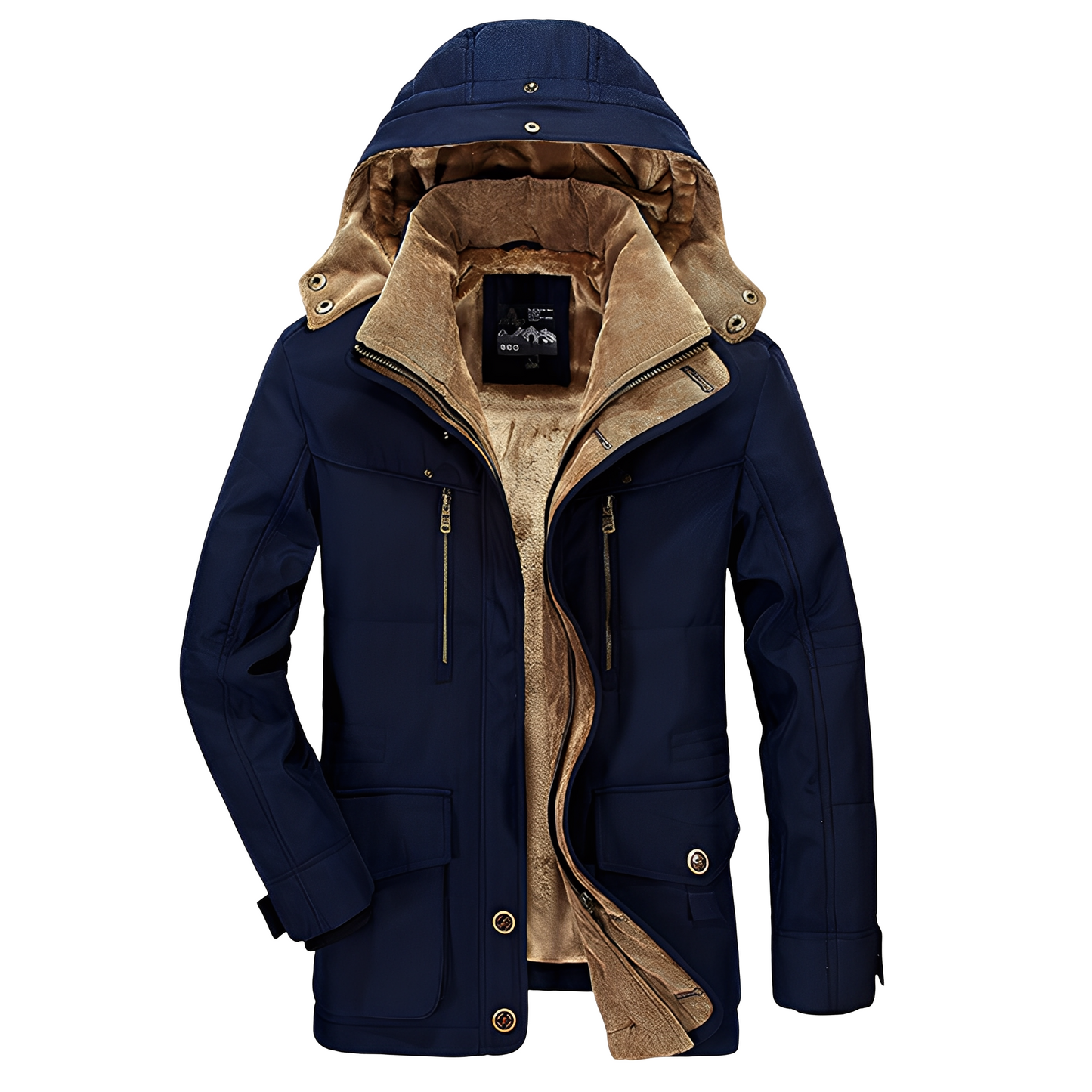 Tyrone - Herrenjacke, warm und dick mit Kapuze
