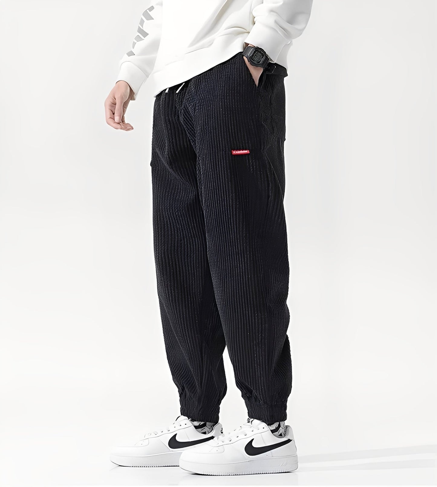 Nicholas - Stylische Cord-Jogginghose für Herren