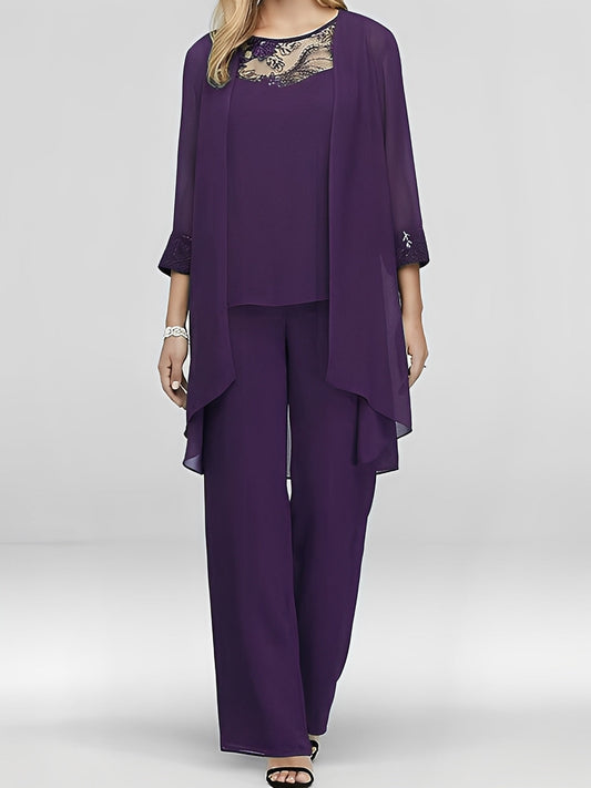 Nathalie - Elegantes dreiteiliges Damen-Set