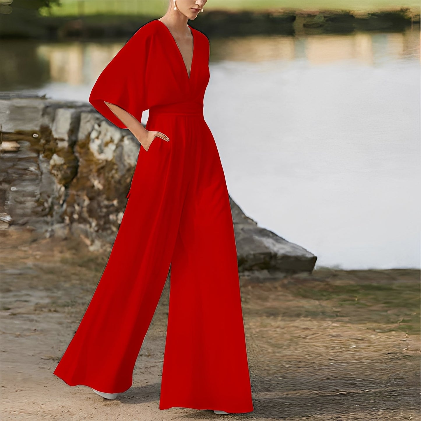 Elizabeth - Angenehmer und lockerer Damen-Jumpsuit