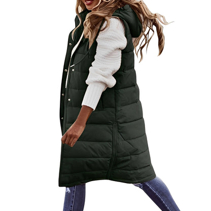 Brenna - Schicke lange Damen-Daunenjacke