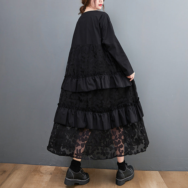 Lauryn - Weites Boho-Kleid mit Details für Damen