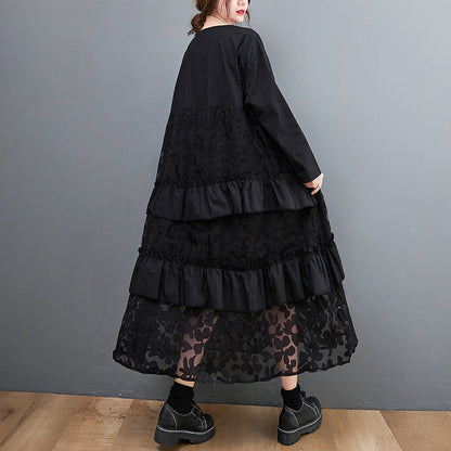 Lauryn - Weites Boho-Kleid mit Details für Damen