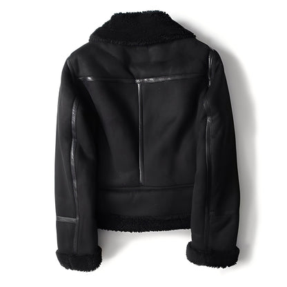 Yasmine - Warme Damen-Motorradjacke aus Schaffell