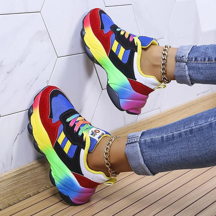 Erika – Orthopädische Schuhe Regenbogen