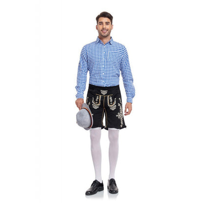 Jaxson - Traditionelles kariertes Oktoberfesthemd für Männer