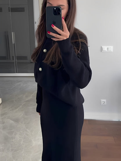 Cecilia - Schickes Set aus Jacke und Rock für Damen