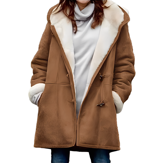 Madilyn - Damenfreizeitdufflecoat mit Kapuze