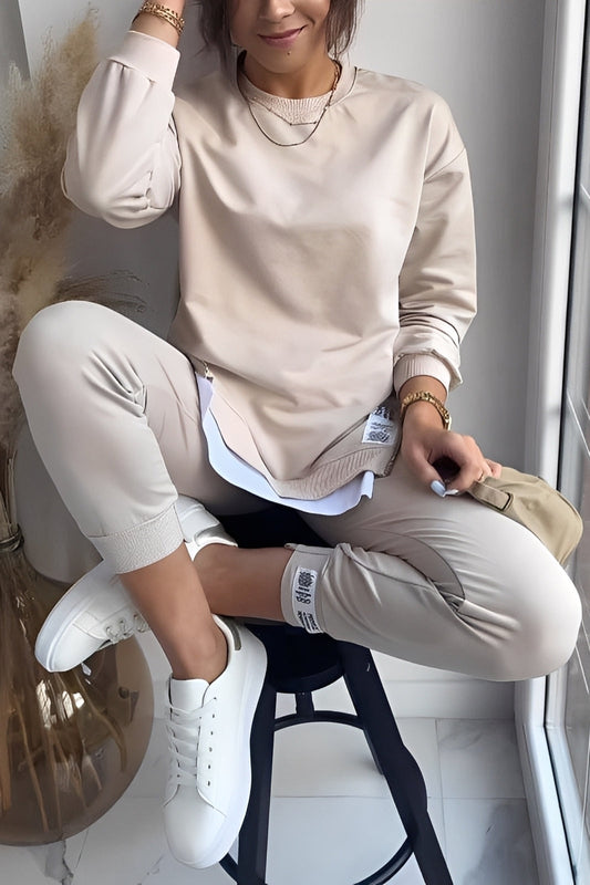 Kristine - Bequemes Damen-Sweatshirt- und Hosen-Set
