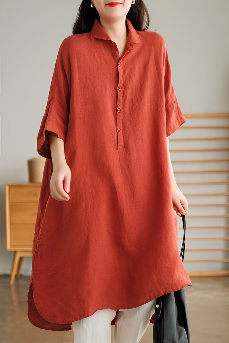 Krystina - Leichtes Damenkleid aus Leinen