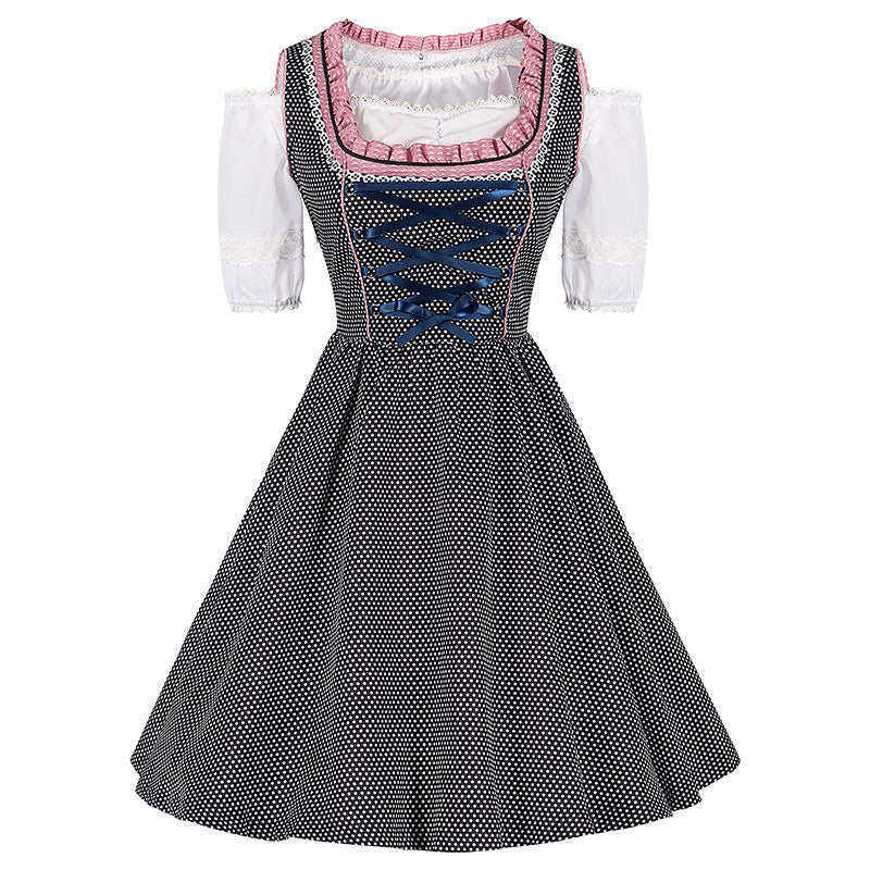 Velda - Klassisches Oktoberfestkleid mit Trägern für Damen