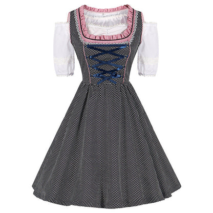 Velda - Klassisches Oktoberfestkleid mit Trägern für Damen