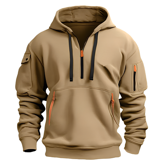 Cornell - Bequemer, lässiger Herren-Hoodie mit Zipper