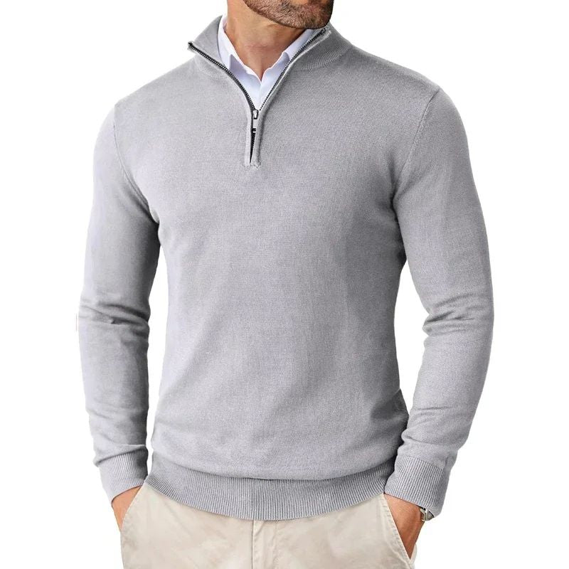 Bowen - Modischer Herrenpullover mit Reißverschluss