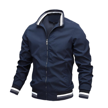 Jeremy - Komfortable Herren-Bomberjacke mit Streifen