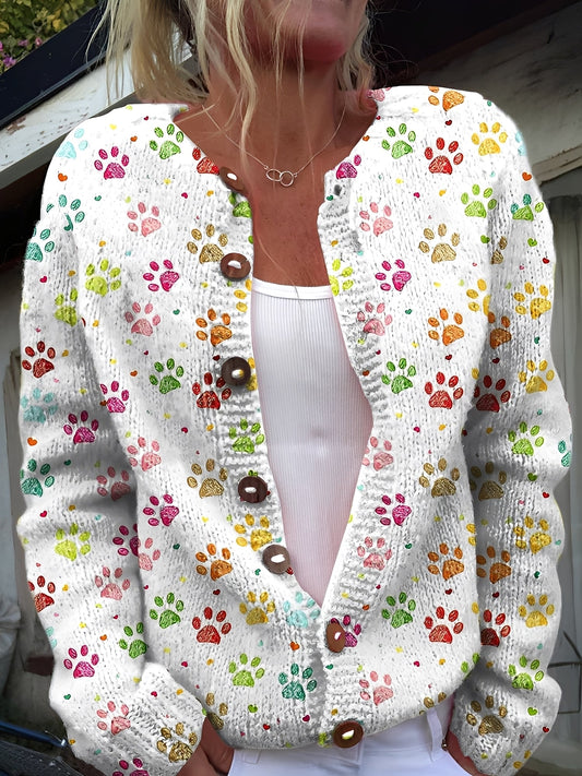 Kandace - Schicker Damen-Cardigan mit Blumenmuster