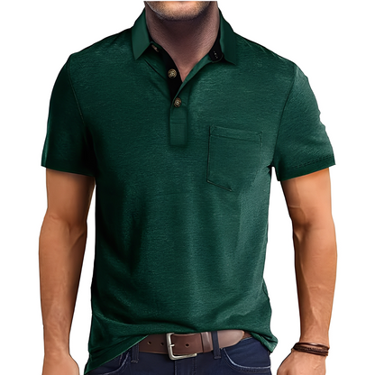 Abner - Klassisches Männer-Poloshirt mit kurzen Ärmeln
