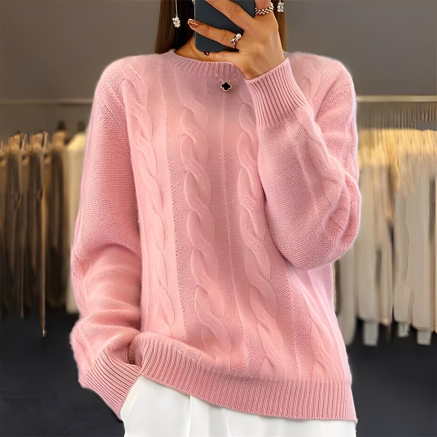 Leanne - Klassisch schicker Damenpullover