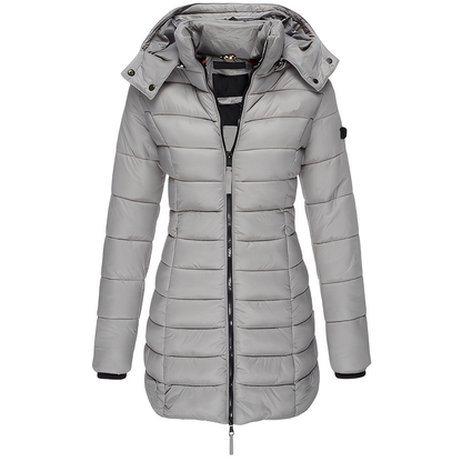 Jazmine - Eleganter, warmer Damenmantel mit Innenfutter