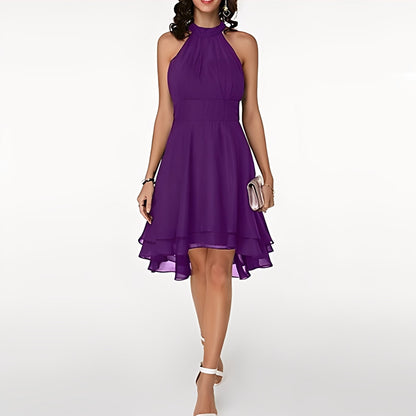 Melissa - Frauen-Chiffonkleid mit schönen Rüschen