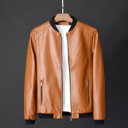 Jeremy - Coole Herren-Biker-Lederjacke