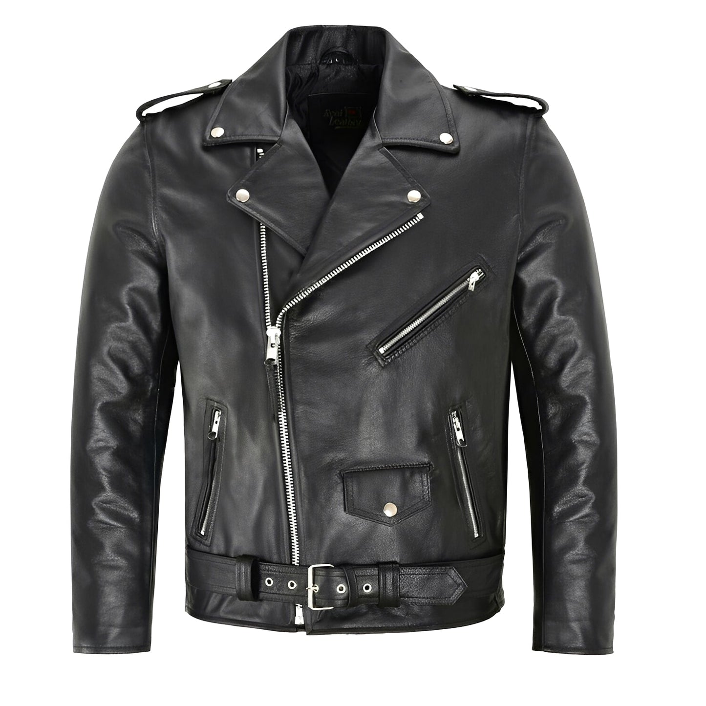 Elwin - Herrenlederjacke mit vielen Taschen